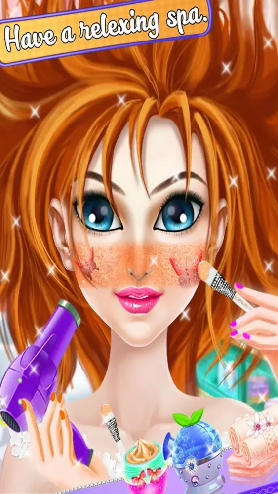 Captures d'écran de High School Girl Makeup Me Salon