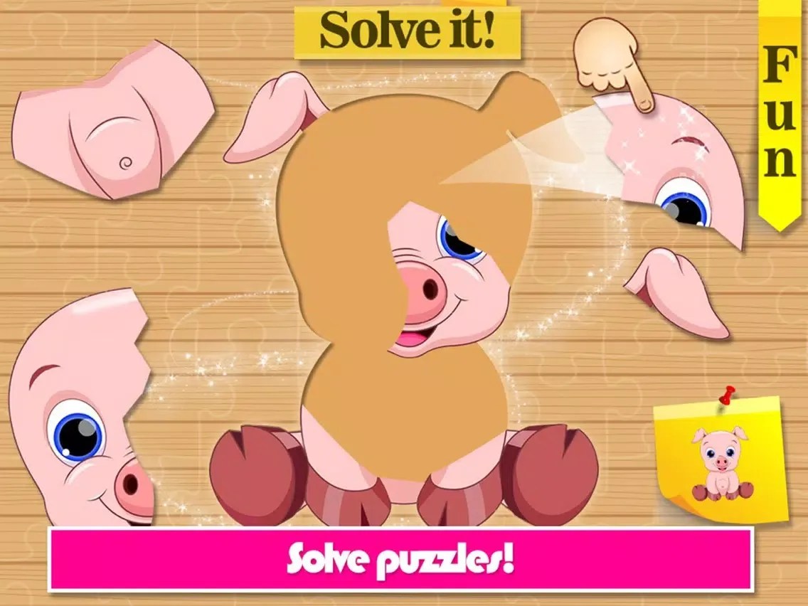 Captures d'écran de Kindergarten Puzzle Land iPad 
