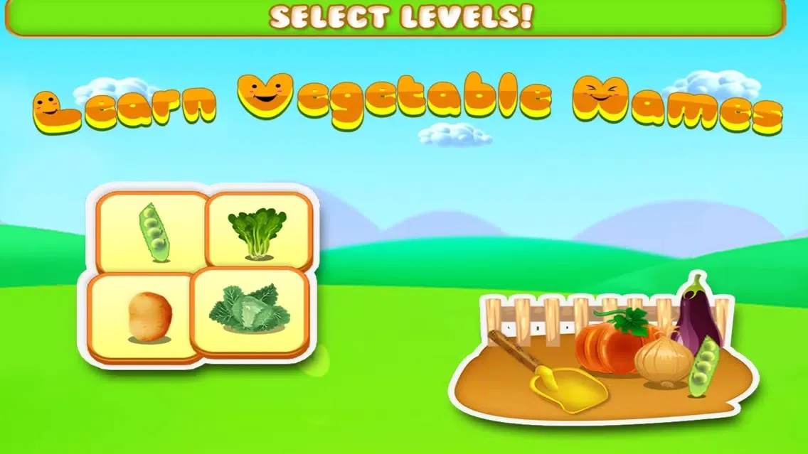 Скриншоты Learn Vegetable Names