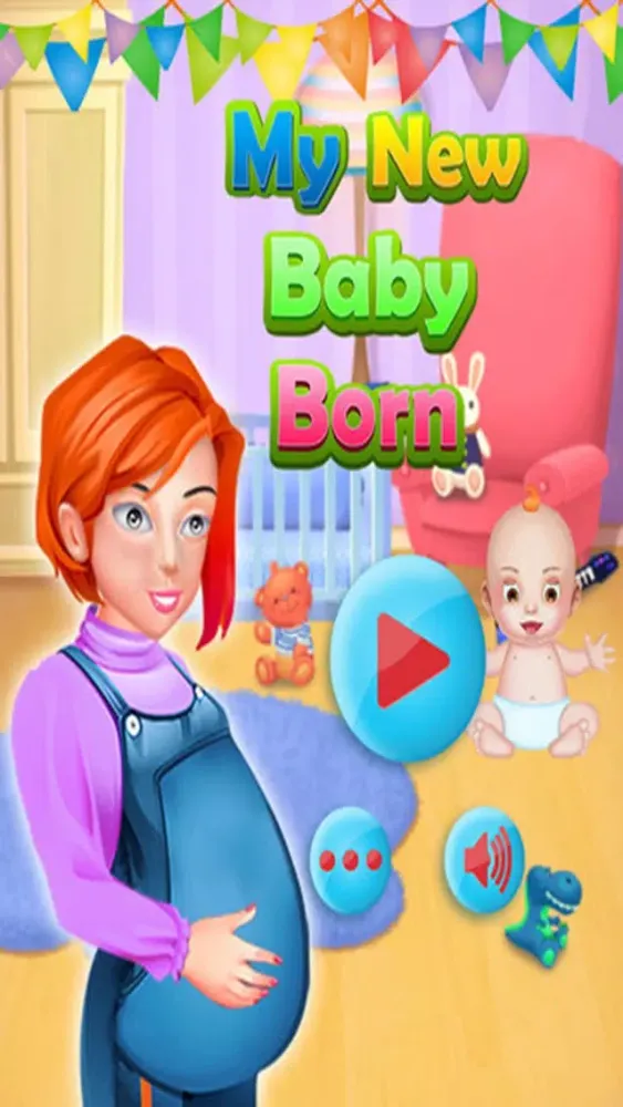 My New Baby Born - Baby Born, Mummy Caring Free Game for kids & Girls स्क्रीनशॉट