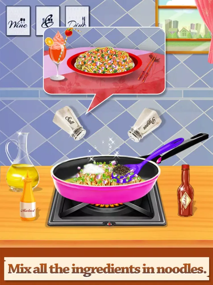 Capturas de tela do Noodles Recipes British Chef iPad 