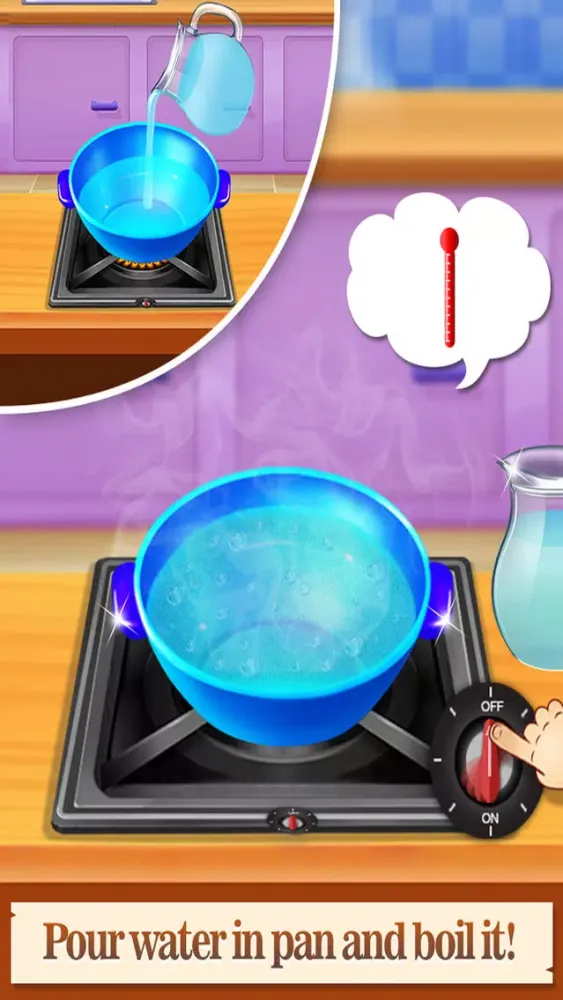 Capturas de tela do Noodles Recipes British Chef