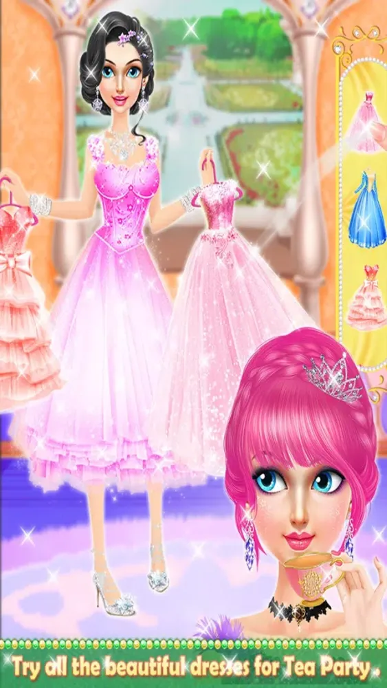 صور Royal Princess Girl Tea Party Game