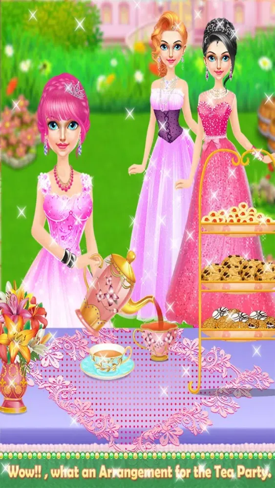 صور Royal Princess Girl Tea Party Game