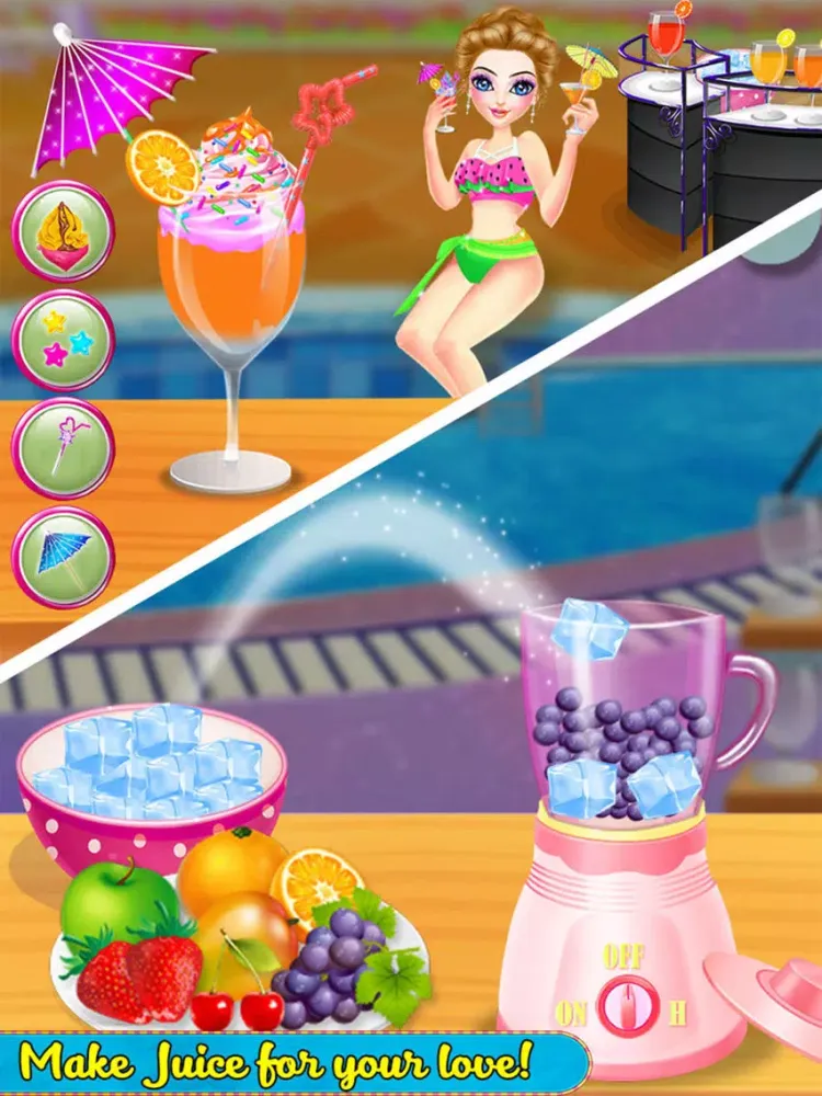 ภาพหน้าจอของ Swimming Pool Romantic Story iPad 