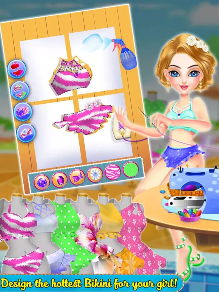 ภาพหน้าจอของ Swimming Pool Romantic Story iPad 