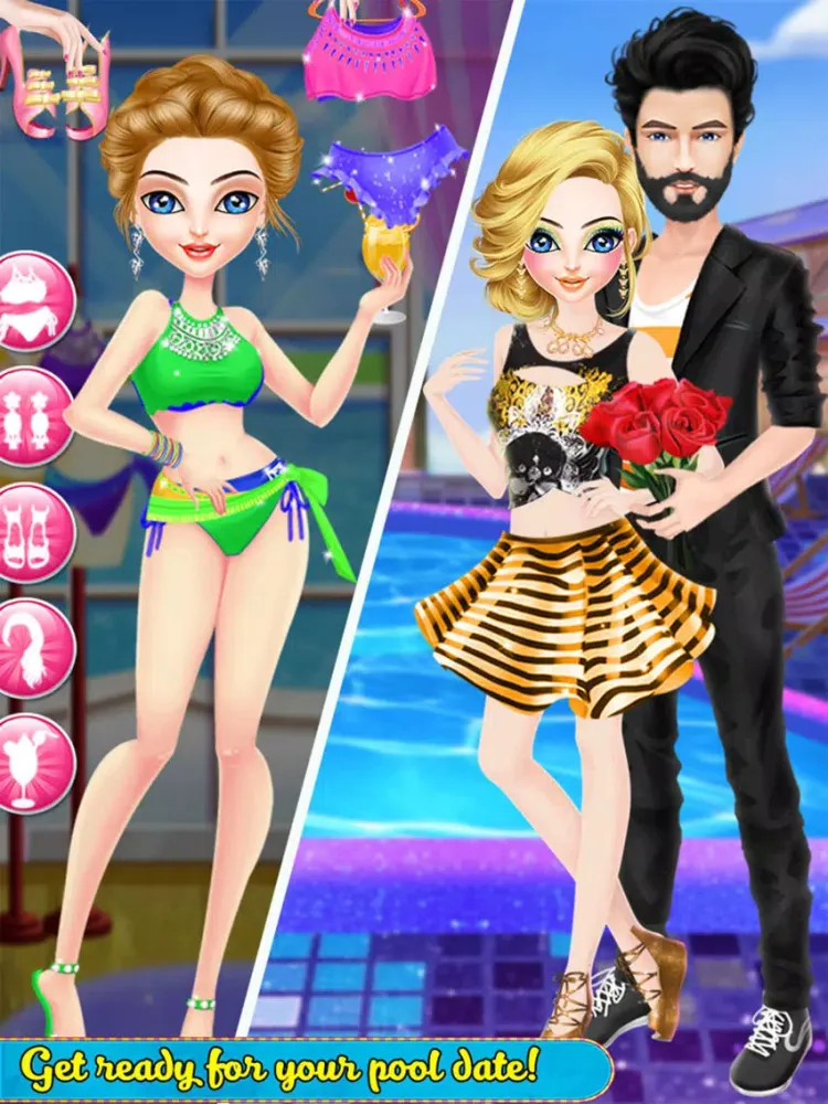 ภาพหน้าจอของ Swimming Pool Romantic Story iPad 