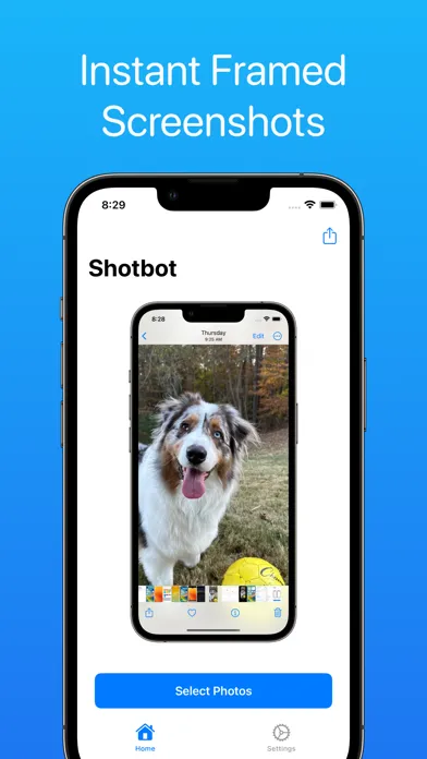 Capturas de pantalla de Shotbot - Framed Screenshots