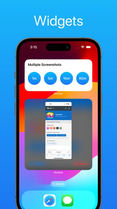 Capturas de pantalla de Shotbot - Framed Screenshots