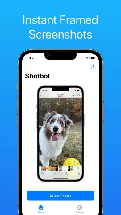 Ảnh chụp màn hình của Shotbot - Framed Screenshots