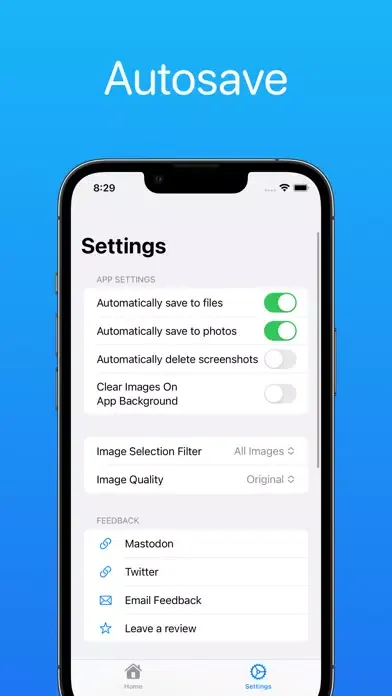 Ảnh chụp màn hình của Shotbot - Framed Screenshots