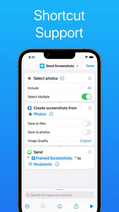 Ảnh chụp màn hình của Shotbot - Framed Screenshots