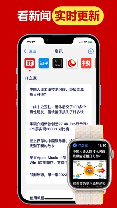 ภาพหน้าจอของ Wrist RSS - Watch Browser