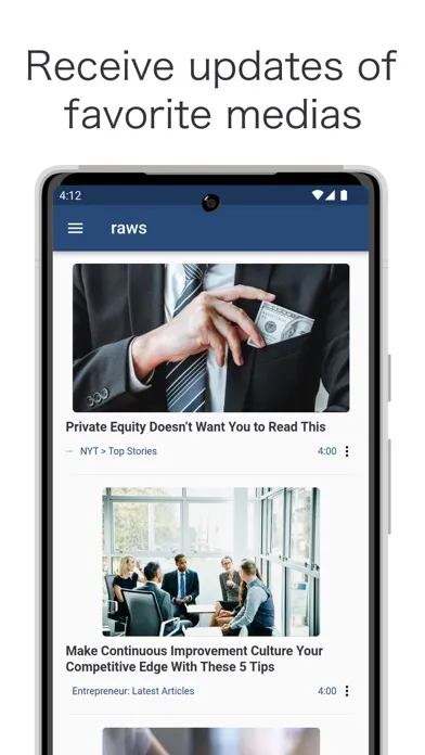 raws - RSS News Reader应用截图