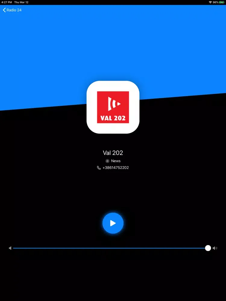 Radio24 Slovenija iPad  Screenshots