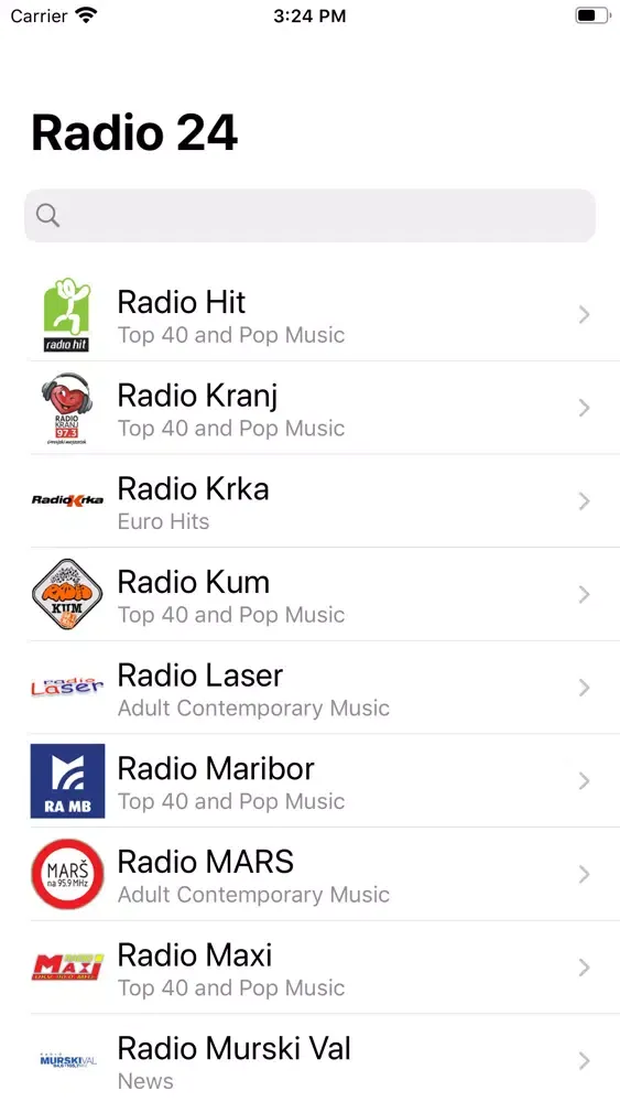 Radio24 Slovenija Screenshots