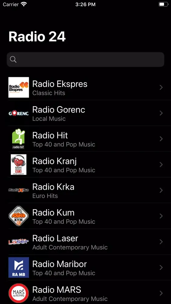 Radio24 Slovenija Screenshots