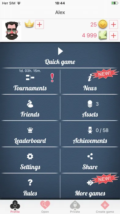 Zrzuty ekranu Durak Online card game