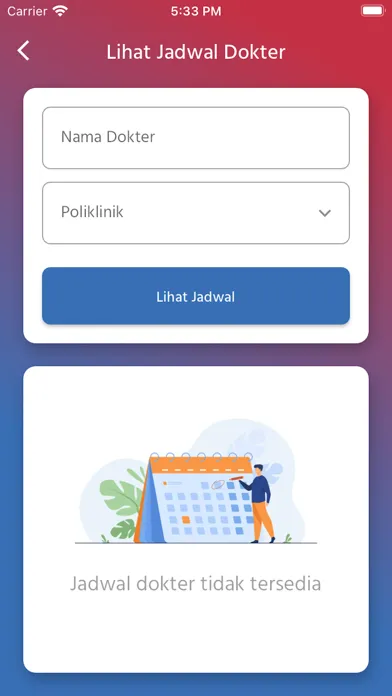 Antrian Online RSWS Ekran Görüntüleri
