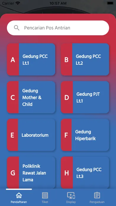 Antrian Online RSWS Ekran Görüntüleri