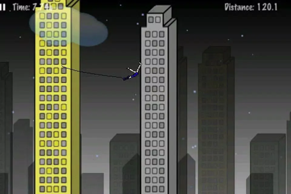 Tangkapan layar Rope'n'Fly 2
