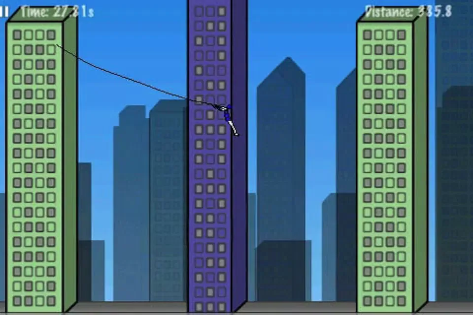 Tangkapan layar Rope'n'Fly 2