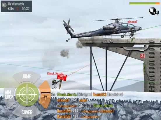 Captures d'écran de Stickman Battlefields iPad 