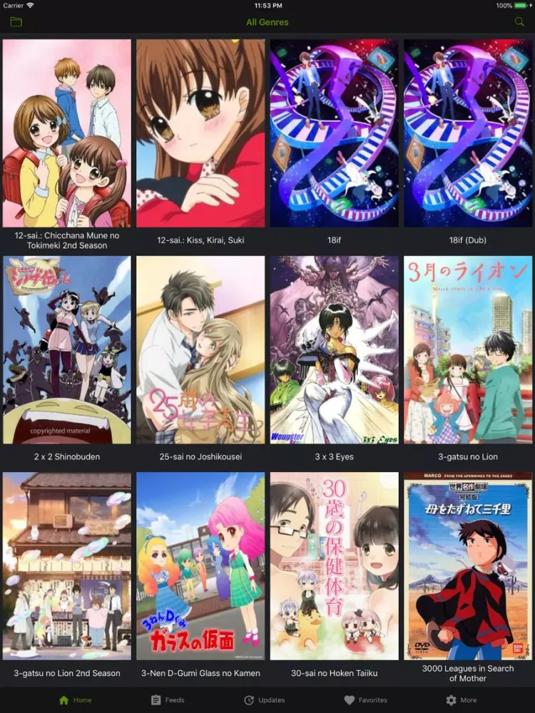 Tangkapan skrin KissAnime - Social HD Anime iPad 