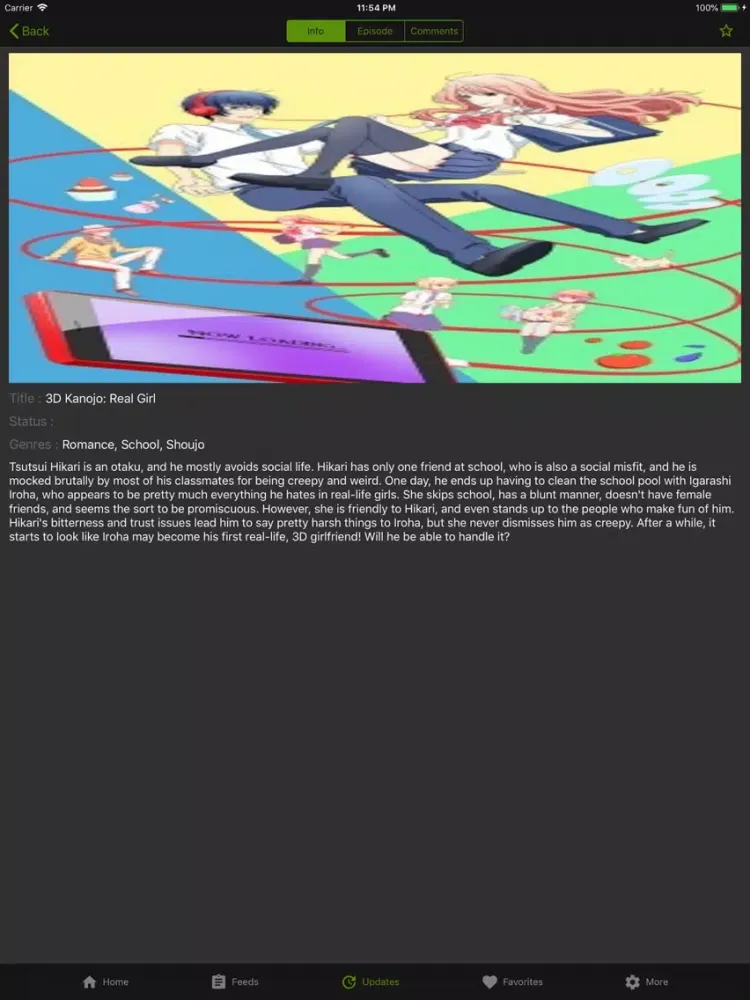 Tangkapan skrin KissAnime - Social HD Anime iPad 