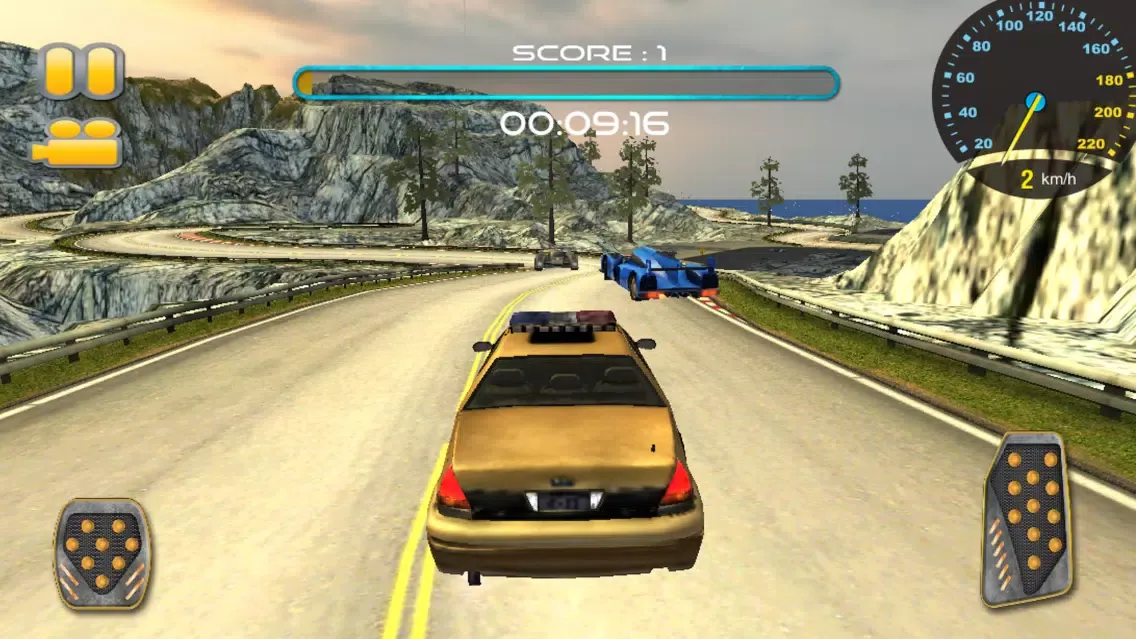 تصاویر Police Taxi Car thief chasing