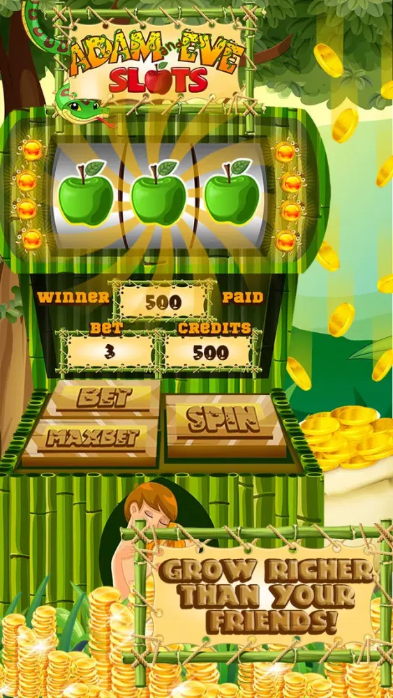 Adam & Eve Slots (Las Vegas Style Casino) Fun Slot Machine Games Ekran Görüntüleri