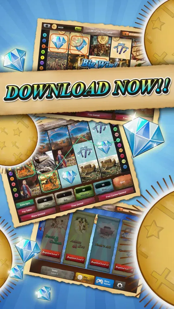 ภาพหน้าจอของ Gold Slots VIP Vegas Casino Slot Machine Games - Win Big Bonus Jackpots Lucky Fortune
