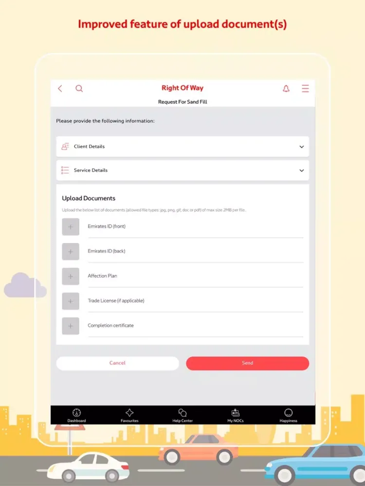 Tangkapan skrin RTA Corporate Services iPad 