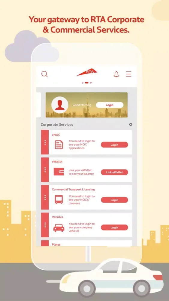 Tangkapan skrin RTA Corporate Services