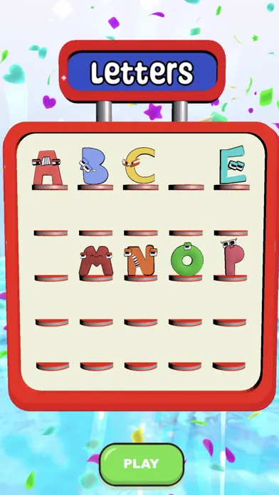 Zrzuty ekranu Alphabet Lore Freeze Rescue