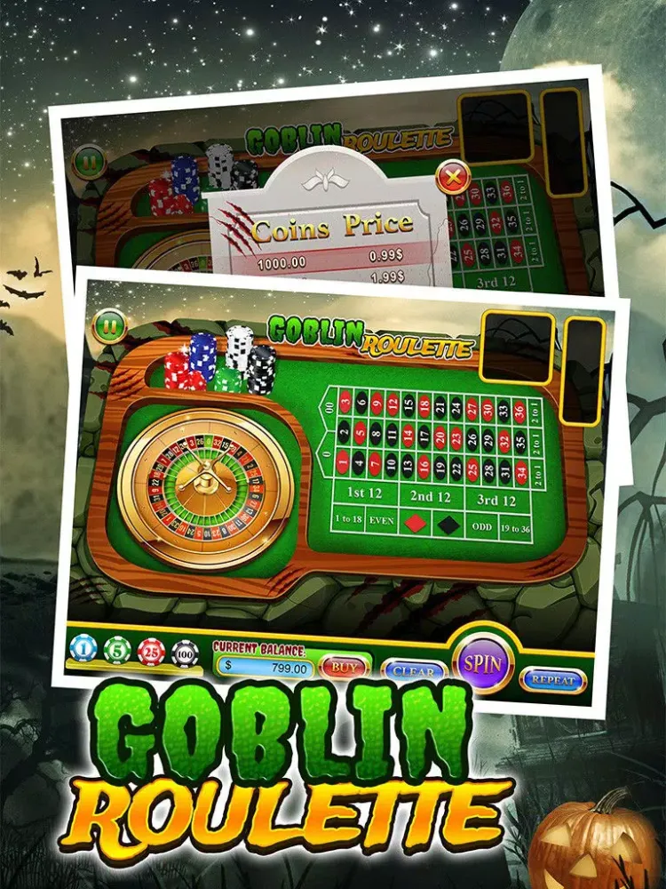 Ảnh chụp màn hình của -888- Goblin Roulette Casino - 2014 iPad 