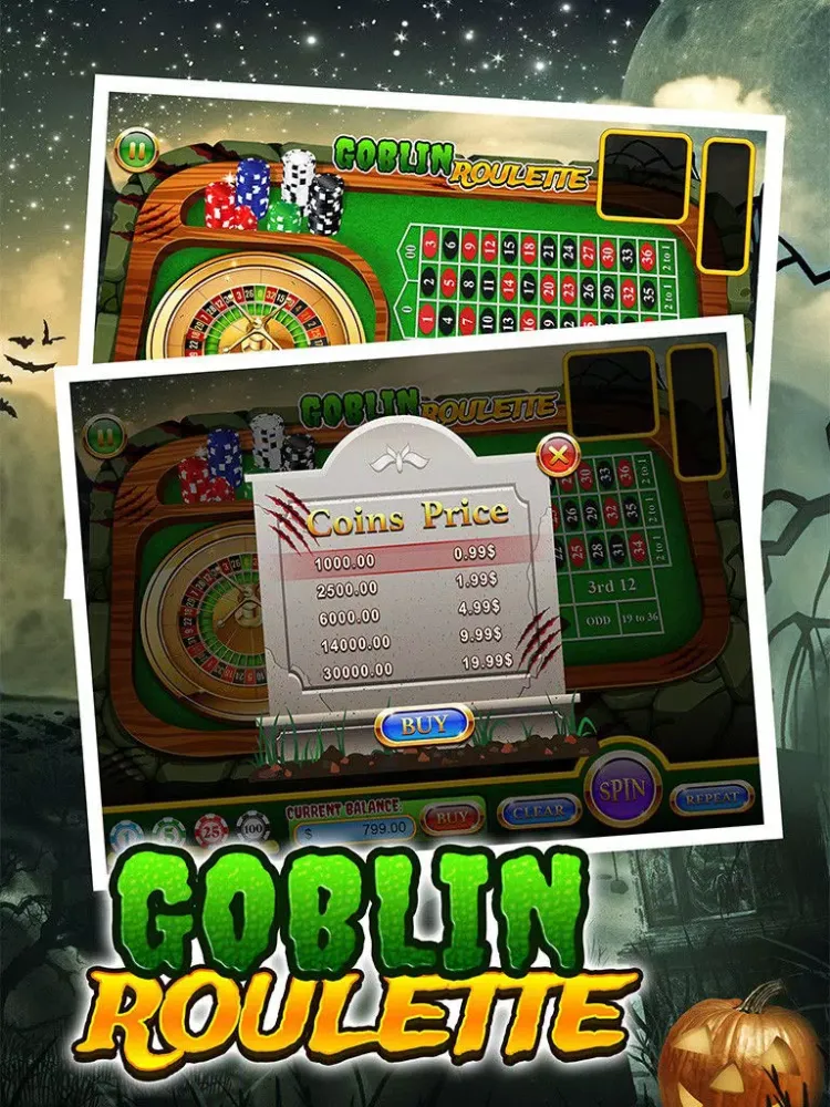 Ảnh chụp màn hình của -888- Goblin Roulette Casino - 2014 iPad 