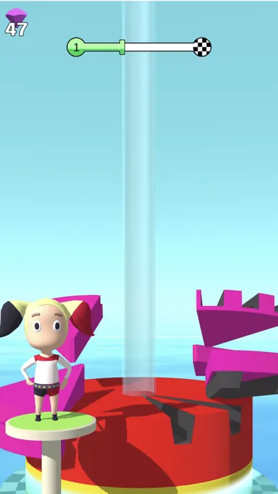 Screenshot di Helix Drop!