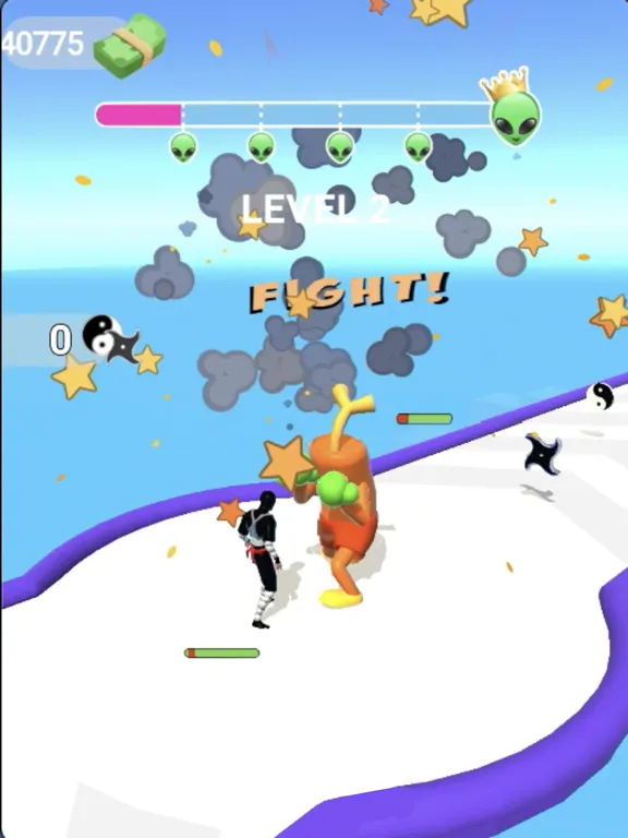 Zrzuty ekranu Ninja vs Aliens iPad 
