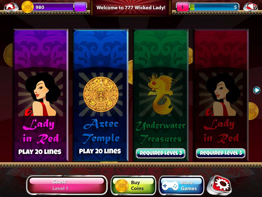 Screenshot di AAA+ Wicked Lady of Olympus Casino Slot Machines iPad 