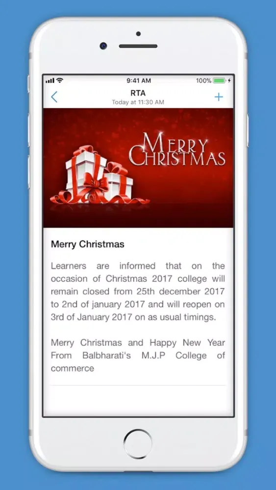 RTA Students and Parents Screenshots