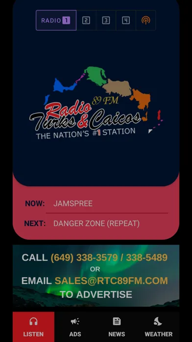 Radio Turks and Caicos Ekran Görüntüleri