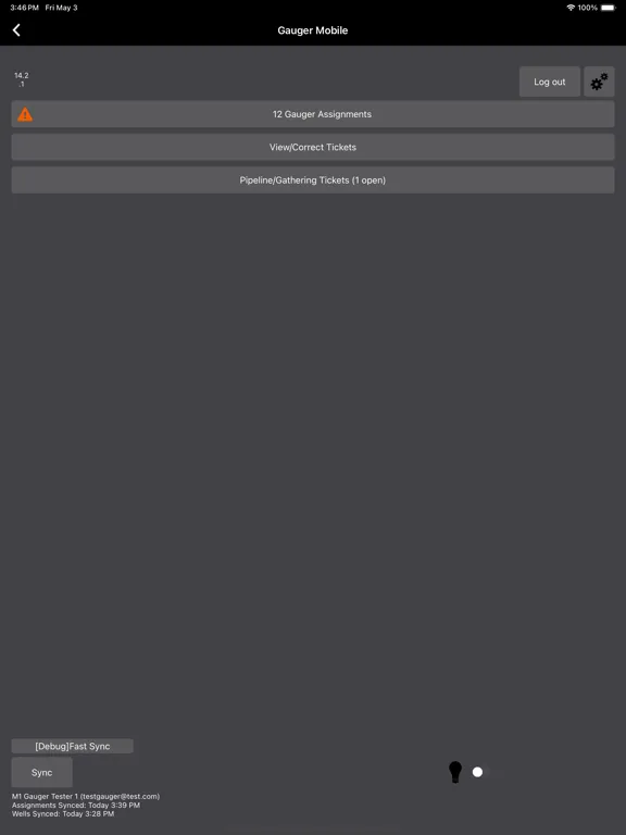 Gauger RtChex iPad  Ekran Görüntüleri