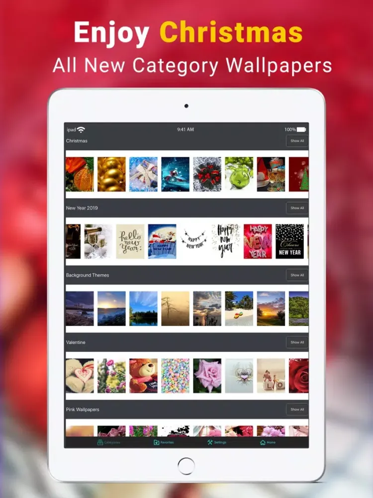 Zrzuty ekranu Christmas Wallpapers † iPad 