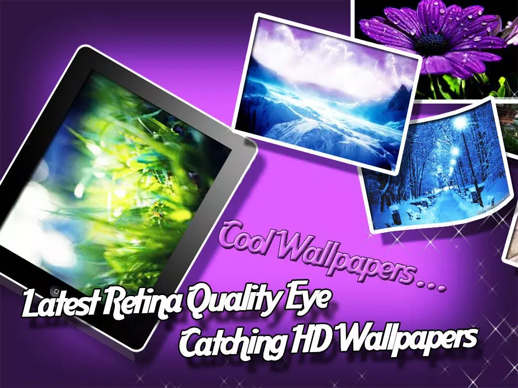 Screenshot di Cool & Retina Backgrounds iPad 