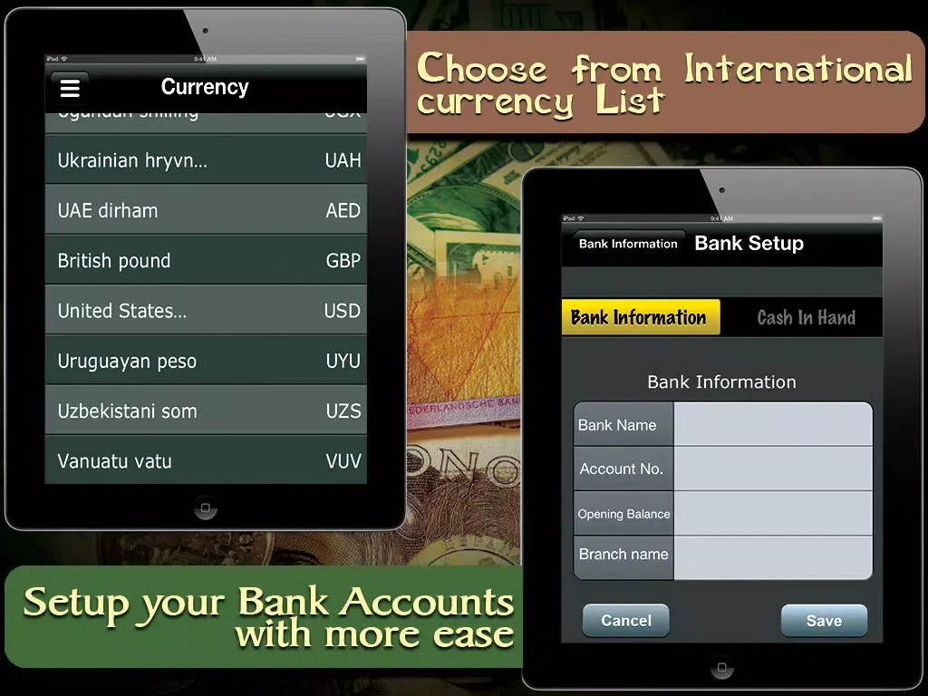 Capturas de tela do Money Tracker -Income, Expences iPad 