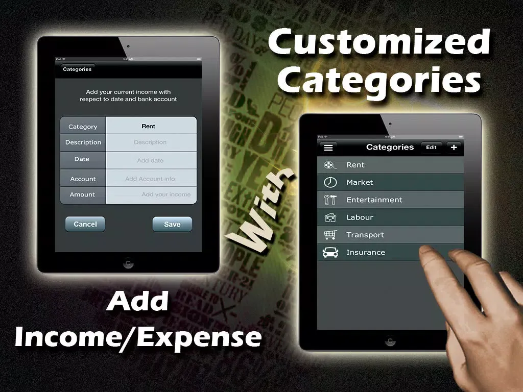 Capturas de tela do Money Tracker -Income, Expences iPad 