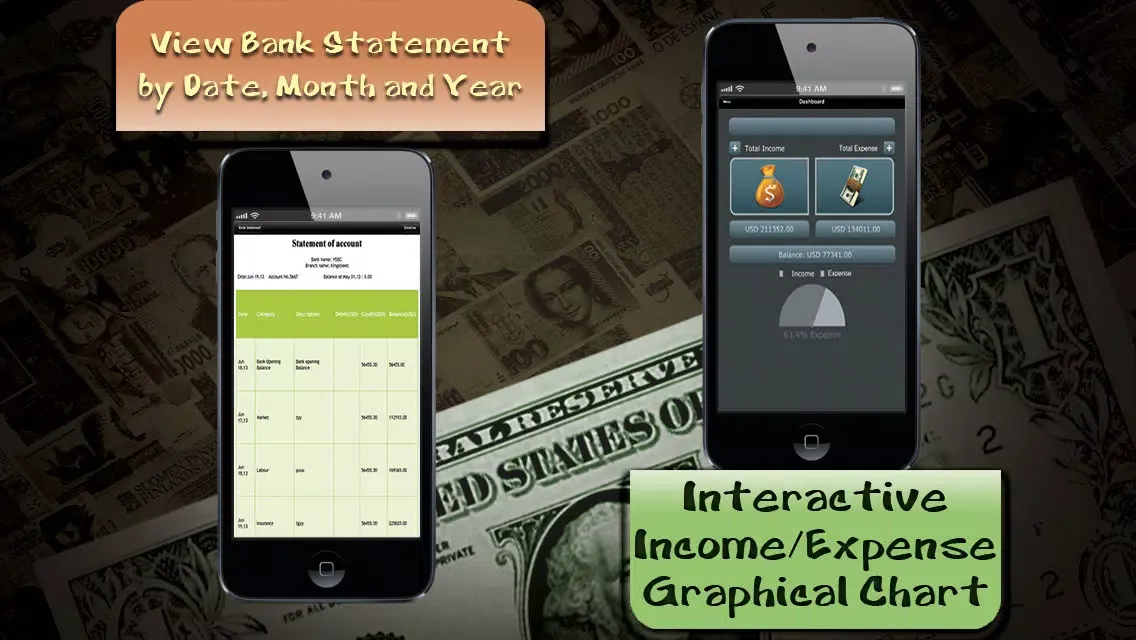 Capturas de tela do Money Tracker -Income, Expences