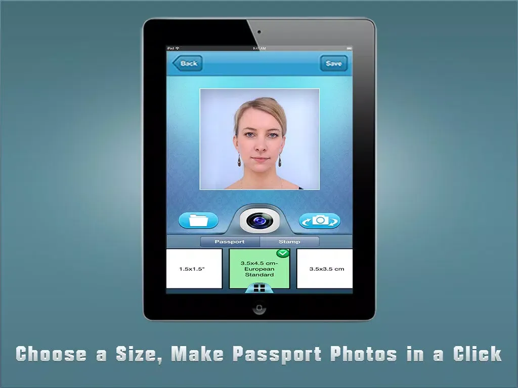 Passport Photo-Print Passport Photos by a Single Click iPad 應用截圖