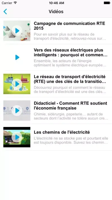 Screenshot di RTE recrute